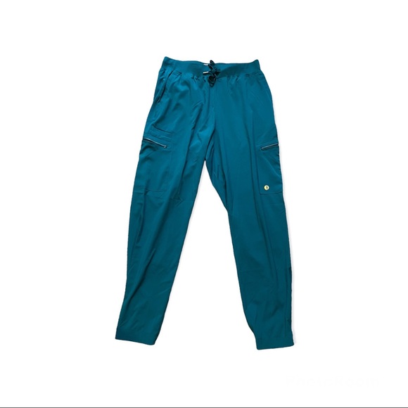 *SOLD* Scrubletics joggers -turquoise - Picture 2 of 5